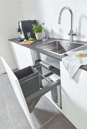 GROHE BLUE HOME dřezová elektronická baterie, s vytahovací koncovkou, s filtračním a chladícím zařízením, Bluetooth, napájení ze sítě, chrom 31541000 Obrázek - fotka