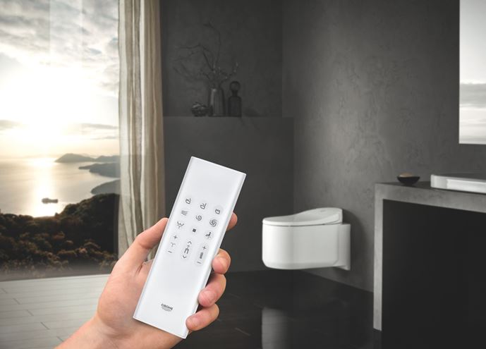 GROHE SENSIA ARENA závěsné WC s bidetovým sedátkem, Rimless, HyperClean, alpská bílá 39354SH1 Obrázek - fotka