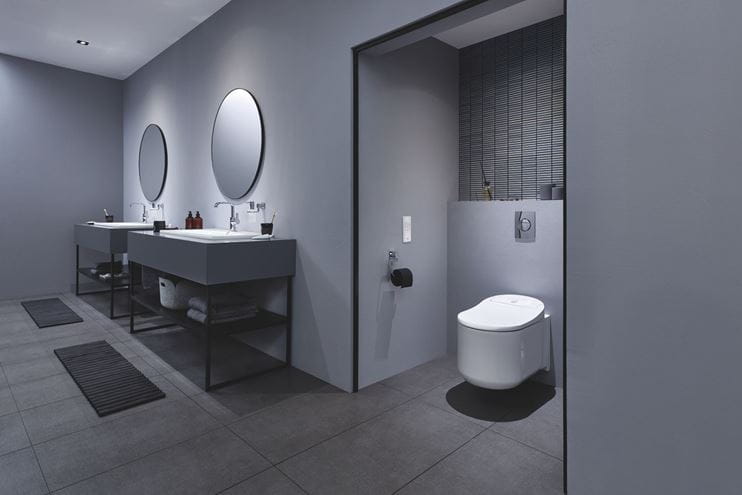 GROHE SENSIA ARENA závěsné WC s bidetovým sedátkem, Rimless, HyperClean, alpská bílá 39354SH1 Obrázek - fotka