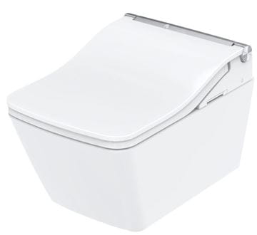 CONCEPT 300 WASHLET závěsné WC s bidetovým sedátkem, Rimless, hranaté