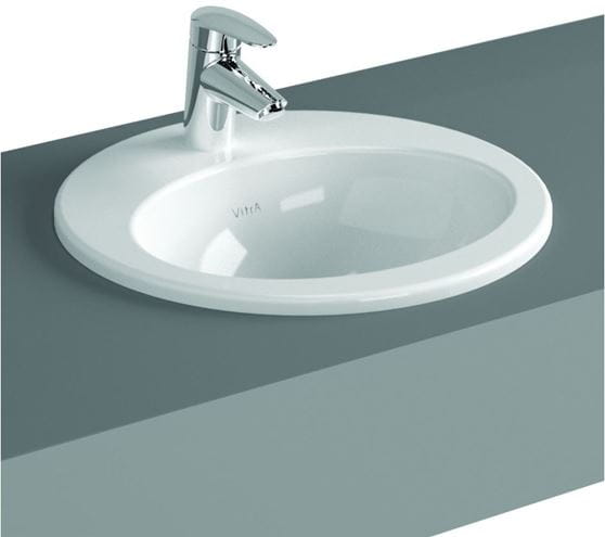 VITRA S20 umyvadlo 52,5 cm, s otvorem pro baterii a přepadem, VitrAhygiene 5468B003-0001 Obrázek - Hlavní obrázek