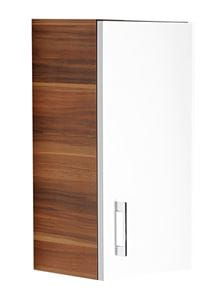 CONCEPT 50 nízká skříňka 35x22,9x61,5 cm, 1 dvířka, panty vpravo, švestka/lesklá bílá
