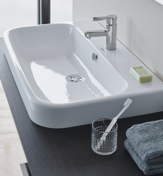 DURAVIT HAPPY D.2 umývátko 50 cm, s otvorem pro baterii a přepadem 0710500000 Obrázek - fotka