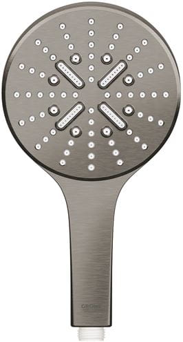 GROHE RAINSHOWER SMARTACTIVE 130 ruční sprcha pr. 130 mm, 3 proudy, Water Saving, kartáčovaný hard graphite 26574AL0 Obrázek - fotka