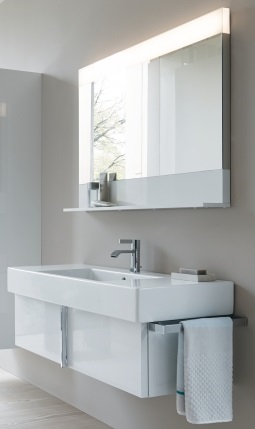 DURAVIT VERO umyvadlo 105 cm, s otvorem pro baterii a přepadem 0329100000 Obrázek - fotka