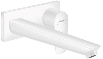 HANSGROHE TALIS E umyvadlová podomítková baterie, s odtokovou soupravou, EcoSmart, matná bílá