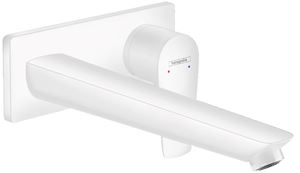 HANSGROHE TALIS E umyvadlová podomítková baterie, s odtokovou soupravou, EcoSmart, matná bílá