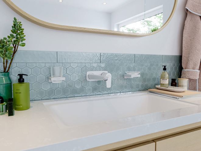 HANSGROHE TALIS E umyvadlová podomítková baterie, s odtokovou soupravou, EcoSmart, matná bílá 71734700 Obrázek - fotka