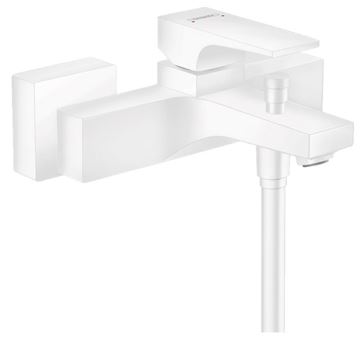 HANSGROHE METROPOL vanová nástěnná baterie, s přepínačem, matná bílá