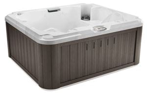 JACUZZI J-215 vířivka 193x168 cm, pro 2-3 osoby, 19 trysek, s termokrytem, platinum/silverwood