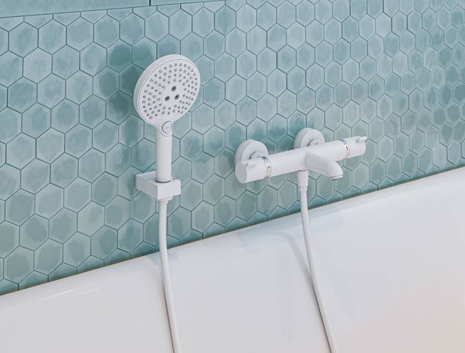 HANSGROHE RAINDANCE SELECT S 3JET ruční sprcha pr. 125 mm, 3 proudy, EcoSmart, matná bílá 26531700 Obrázek - fotka