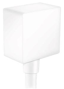 HANSGROHE FIXFIT S přípojka hadice se zpětným ventilem 1/2"x1/2", matná bílá