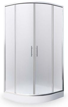 ROTH PROJEKT HOUSTON NEO/900 sprchový kout 90x90 cm, R550, posuvné dveře, brillant/sklo matt glass