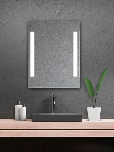 AMIRRO LUMINA SENZOR LED zrcadlo 90x70 cm, s osvětlením, se senzorem 900-957 Obrázek - fotka