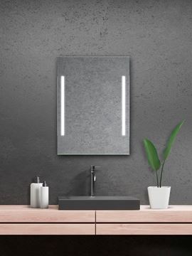 AMIRRO LUMINA WHITE zrcadlo 60x80 cm, s osvětlením 901-329 Obrázek - fotka