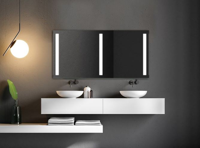 AMIRRO LUMINA DUO LED zrcadlo 140x70 cm, s osvětlením 900-971 Obrázek - fotka