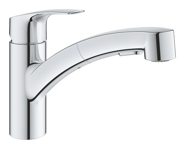 GROHE EUROSMART dřezová baterie, s vytahovací sprškou, chrom 30305001 Obrázek - Hlavní obrázek