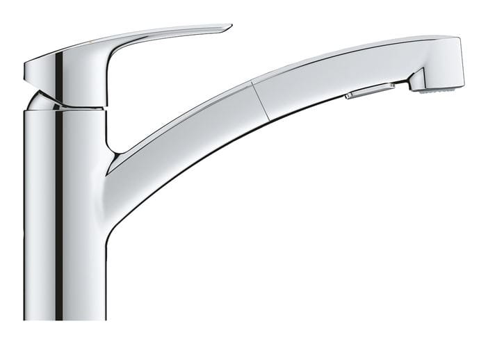 GROHE EUROSMART dřezová baterie, s vytahovací sprškou, chrom 30305001 Obrázek - fotka