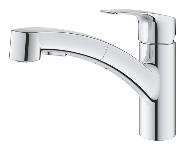 GROHE EUROSMART dřezová baterie, s vytahovací sprškou, chrom 30305001 Obrázek - fotka