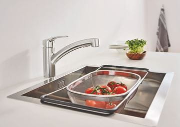 GROHE EUROSMART dřezová baterie, s vytahovací sprškou, chrom 30305001 Obrázek - fotka