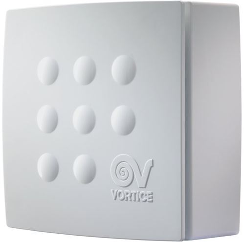 VORTICE QUADRO MEDIO T radiální ventilátor 100 mm, nástěnný/stropní, s časovačem a zpětnou klapkou 11946 Obrázek - Hlavní obrázek