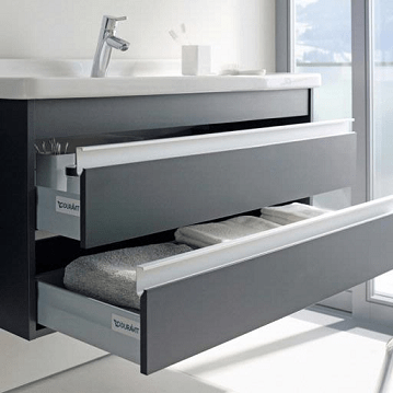 DURAVIT KETHO skříňka pod umyvadlo 80x45,5x48 cm, 2 zásuvky, Graphit matt KT664404949 Obrázek - fotka