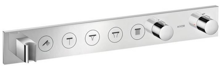 AXOR SHOWERSOLUTIONS podomítková termostatická baterie, pro 5 spotřebičů, s držákem hadice, chrom 18358000 Obrázek - Hlavní obrázek