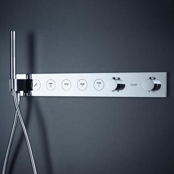 AXOR SHOWERSOLUTIONS podomítková termostatická baterie, pro 5 spotřebičů, s držákem hadice, chrom 18358000 Obrázek - fotka