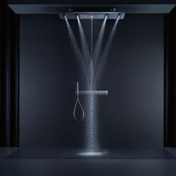 AXOR SHOWERSOLUTIONS podomítková termostatická baterie, pro 5 spotřebičů, s držákem hadice, chrom 18358000 Obrázek - fotka
