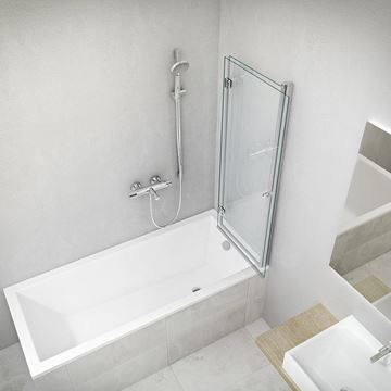 ROTH KUBIC NEO vana 160x70 cm, bez nožiček, akrylát 9310000 Obrázek - fotka
