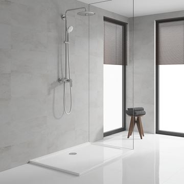 GROHE EUPHORIA SYSTEM 260 sprchový set s baterií, horní sprcha, ruční sprcha se 3 proudy, tyč, hadice, chrom 27473002 Obrázek - fotka