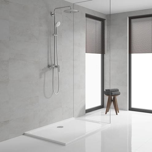 GROHE EUPHORIA SYSTEM 260 sprchový set s baterií, horní sprcha, ruční sprcha se 3 proudy, tyč, hadice, chrom 27473002 Obrázek - fotka