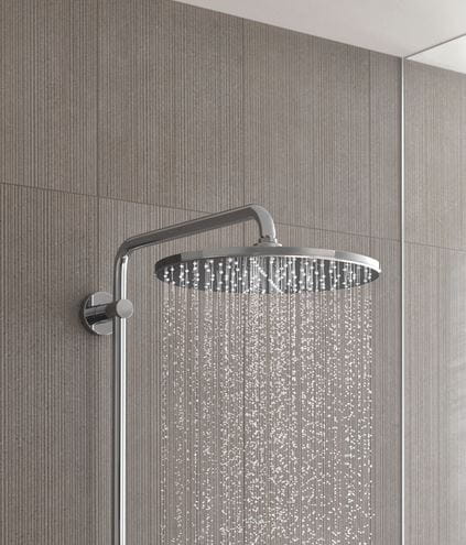 GROHE EUPHORIA SYSTEM 310 sprchový set s termostatickou baterií, horní sprcha, ruční sprcha se 3 proudy, tyč, hadice, chrom 26075001 Obrázek - fotka