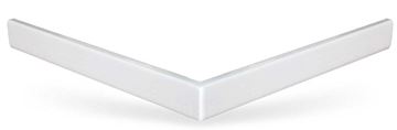 ROTH FLAT KVADRO 800 čelní panel 800mm, čtverec, krycí, akrylátový, bílá