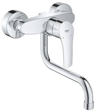 GROHE EUROSMART dřezová nástěnná baterie, chrom
