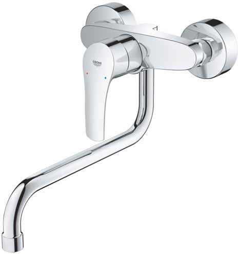 GROHE EUROSMART dřezová nástěnná baterie, chrom 32224003 Obrázek - fotka