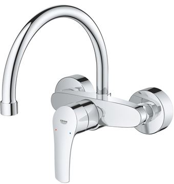 GROHE EUROSMART dřezová nástěnná baterie, chrom 32482003 Obrázek - fotka