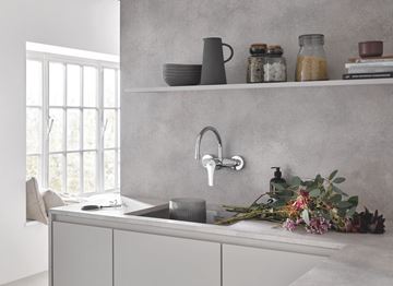 GROHE EUROSMART dřezová nástěnná baterie, chrom 32482003 Obrázek - fotka