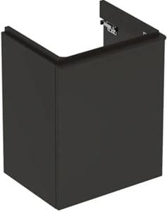 GEBERIT SMYLE SQUARE skříňka pod umývátko 49,2x40,6x61,7 cm, 1 dvířka, panty vlevo, matná lávová