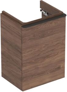 GEBERIT SMYLE SQUARE skříňka pod umývátko 44,2x35,6x61,7 cm, 1 dvířka, panty vpravo, ořech hickory
