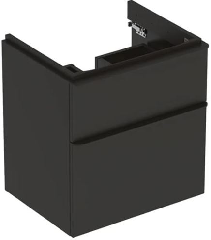 GEBERIT SMYLE SQUARE skříňka pod umyvadlo 58,4x47x61,7 cm, 2 zásuvky, matná lávová 500.352.JK.1 Obrázek - Hlavní obrázek