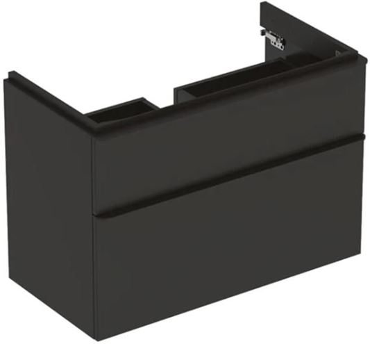 GEBERIT SMYLE SQUARE skříňka pod umyvadlo 88,4x47x61,7 cm, 2 zásuvky, matná lávová 500.354.JK.1 Obrázek - Hlavní obrázek
