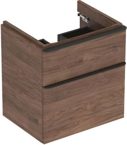 GEBERIT SMYLE SQUARE skříňka pod umyvadlo 58,4x47x61,7 cm, 2 zásuvky, ořech hickory 500.352.JR.1 Obrázek - Hlavní obrázek