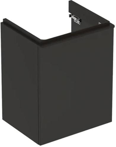 GEBERIT SMYLE SQUARE skříňka pod umývátko 49,2x40,6x61,7 cm, 1 dvířka, panty vpravo, matná lávová 500.363.JK.1 Obrázek - Hlavní obrázek