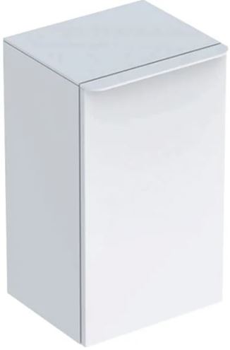 GEBERIT SMYLE SQUARE nízká skříňka 36x32,6x60 cm, 1 dvířka, panty vpravo, lesklá bílá 500.359.00.1 Obrázek - Hlavní obrázek