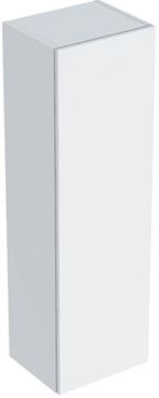 GEBERIT SMYLE SQUARE nízká skříňka 36x29,9x118 cm, 1 dvířka, Push-open, lesklá bílá