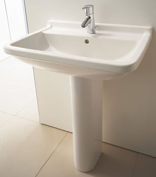 DURAVIT STARCK 3 umyvadlo 60 cm, s otvorem pro baterii a přepadem 0300600000 Obrázek - fotka