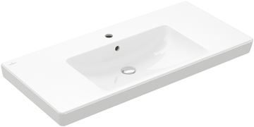 VILLEROY & BOCH VERITY DESIGN 2.0 umyvadlo 100 cm, s otvorem pro baterii a přepadem, alpská bílá