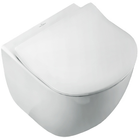 VILLEROY & BOCH VERITY DESIGN 2.0 závěsné WC, se SoftClosing sedátkem, DirectFlush splachování, alpská bílá 5C98HR01 Obrázek - Hlavní obrázek