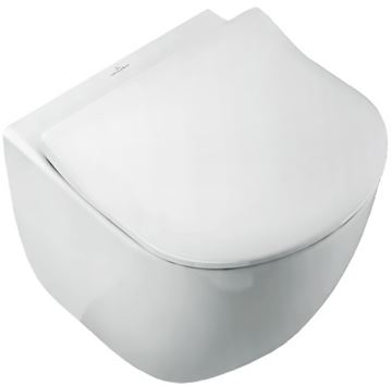 VILLEROY & BOCH VERITY DESIGN 2.0 závěsné WC, se SoftClosing sedátkem, DirectFlush splachování, CeramicPlus, alpská bílá